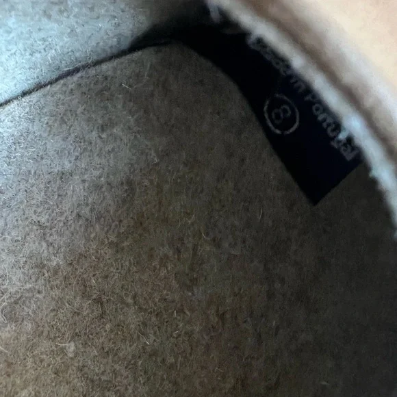 Stegman Brown Leather Loafers Liesl Leather Skimmer Wool Lined Womens 8 Shoes - Picture 11 of 11